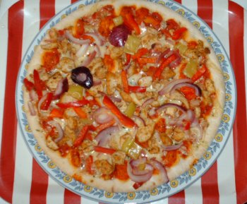Pizza au Kebab